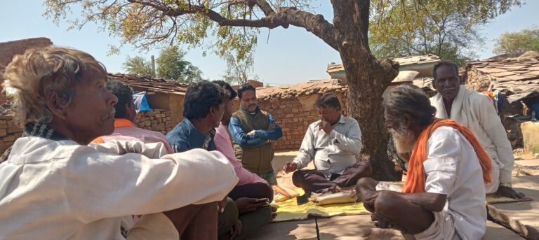 Mohhalla Meetings with villagers in gram Khatka